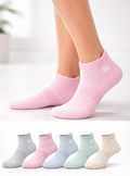 Everyday Pastel Sports Socks(5 pack)